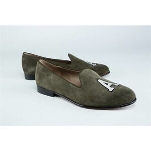 JP Crickets Army Suede Loafers